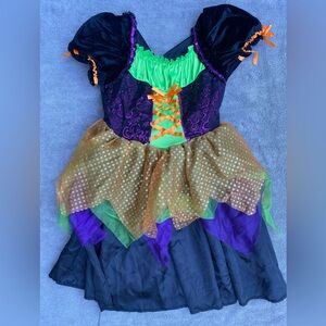 Youth witch dress costume